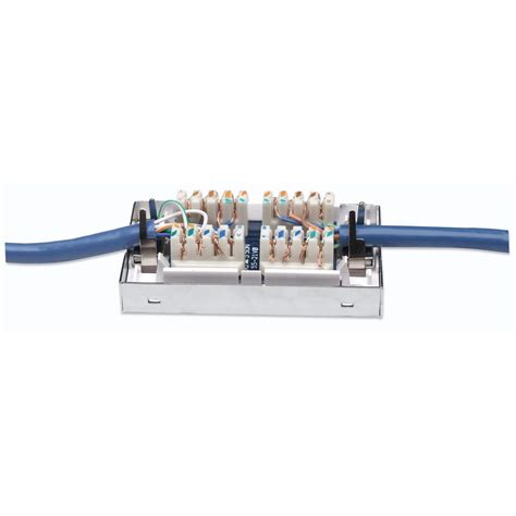 intellinet cat6 junction box|Intellinet Junction Box, Cat6, FTP, Silver .